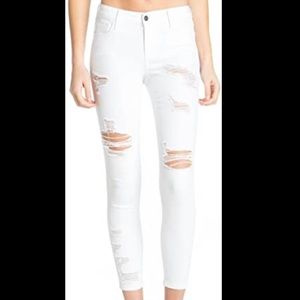 White Ripped jeans